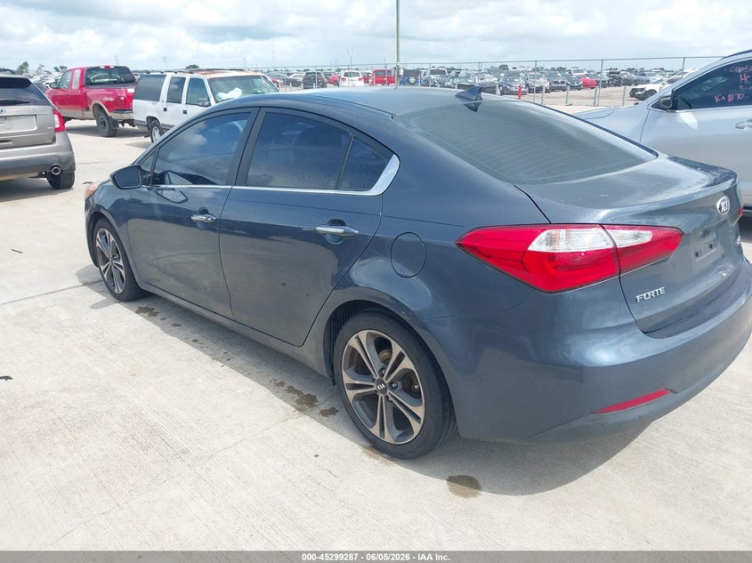 Vin: knafz4a8xg5504836, lot: 45797143, kia forte ex 20163