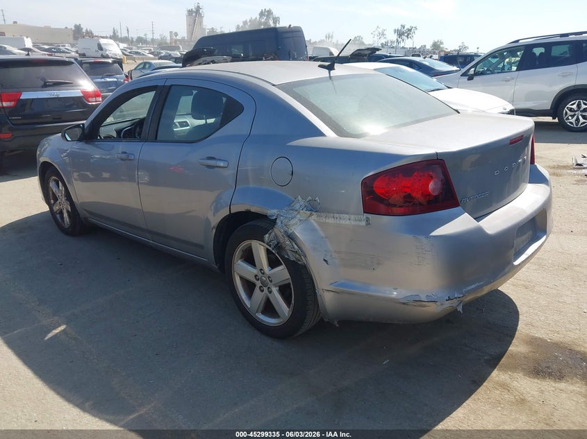 Vin: 1c3cdzab3dn518283, lot: 45797191, dodge avenger se 20133