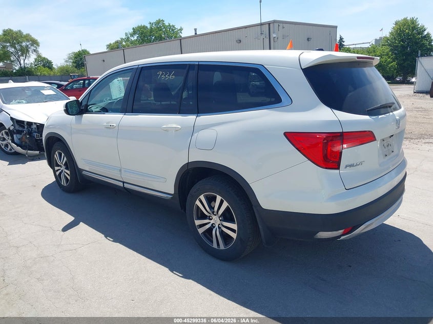 Vin: 5fnyf6h68gb030016, lot: 45797192, honda pilot ex-l 20163