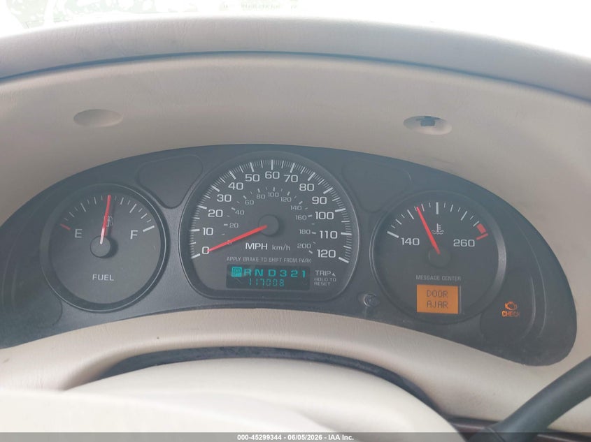 2001 Chevrolet Impala VIN: 2G1WF52E119278341 Lot: 45299344