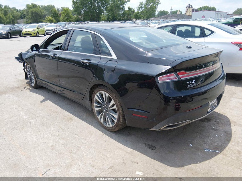 Vin: 3ln6l5e90lr609501, lot: 45797206, lincoln mkz reserve 20203