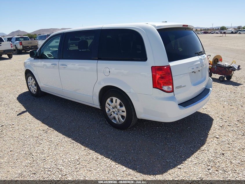 Vin: 2c4rdgbg6jr312992, lot: 45797211, dodge grand caravan se 20183