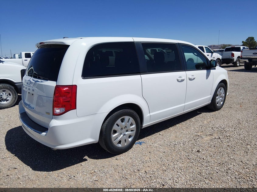 Vin: 2c4rdgbg6jr312992, lot: 45797211, dodge grand caravan se 20184