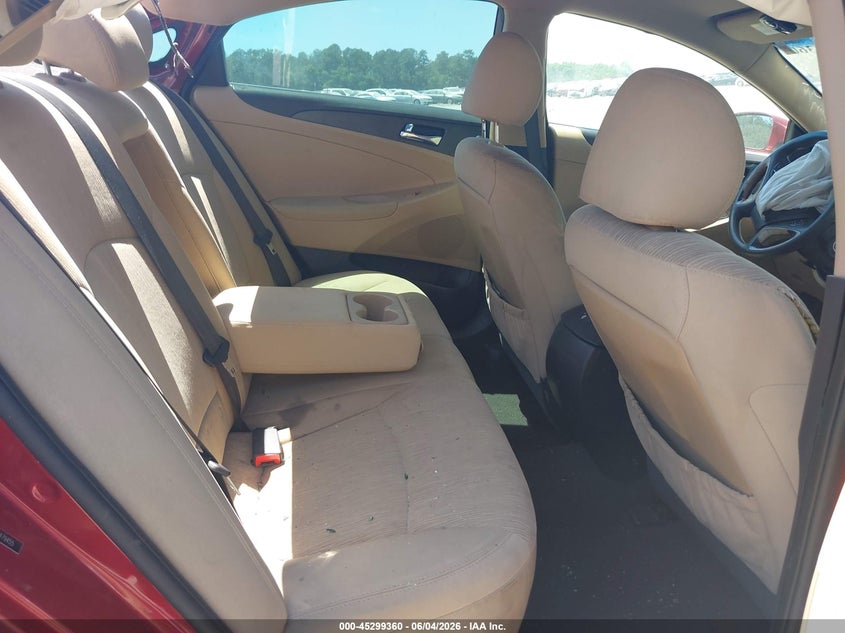 2012 Hyundai Sonata 2.4 Gls red Lot 111045299360 Vin 5NPEB4AC1CH479455