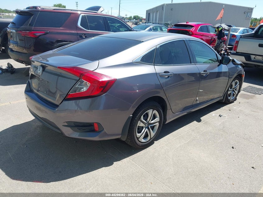 Vin: 19xfc2f55ge012968, lot: 45797218, honda civic lx 20164