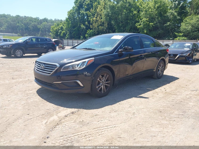 Vin: 5npe24af5hh543563, lot: 45797227, hyundai sonata se 20172