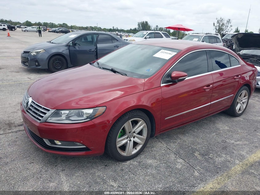 2013 Volkswagen Cc 2.0T Sport VIN: WVWBP7ANXDE562178 Lot: 45299381