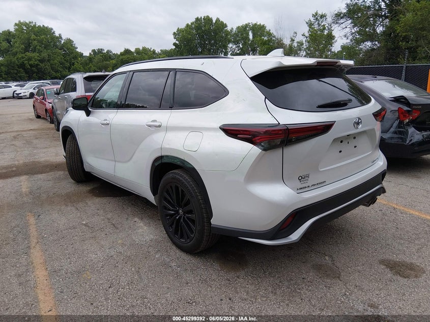 Vin: 5tdkdrbh5rs548199, lot: 45797248, toyota highlander xse 20243