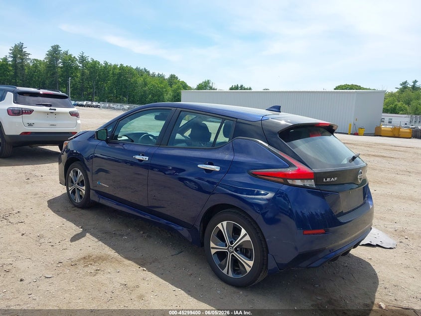 Vin: 1n4bz1cp8kc316735, lot: 45797256, nissan leaf sv plus 20193
