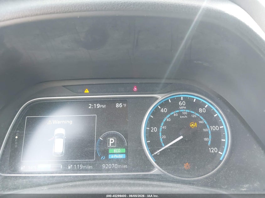 VIN 1N4BZ1CP8KC316735 2019 NISSAN LEAF SV PLUS