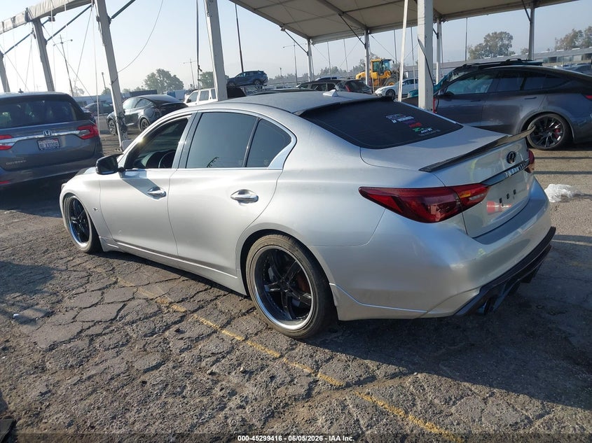 Vin: jn1ev7ap9jm365270, lot: 45797272, infiniti q50 3.0t luxe 20183