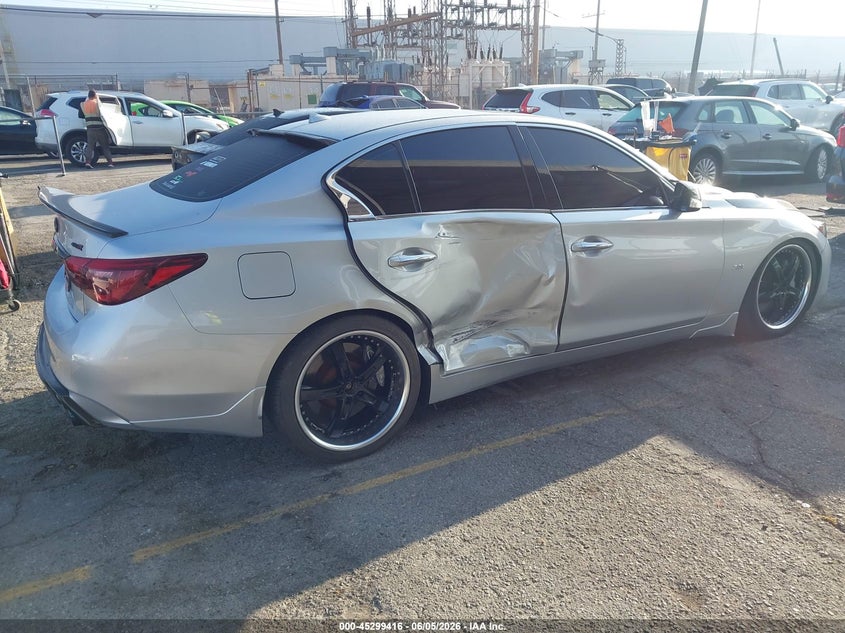 Vin: jn1ev7ap9jm365270, lot: 45797272, infiniti q50 3.0t luxe 20184