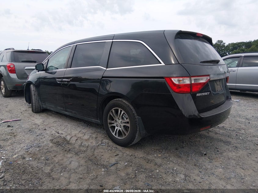 Vin: 5fnrl5h48cb005696, lot: 45797284, honda odyssey ex 20123