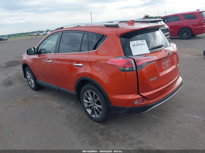 Vin: jtmdfrevxgd187677, lot: 45797287, toyota rav4 limited 20163