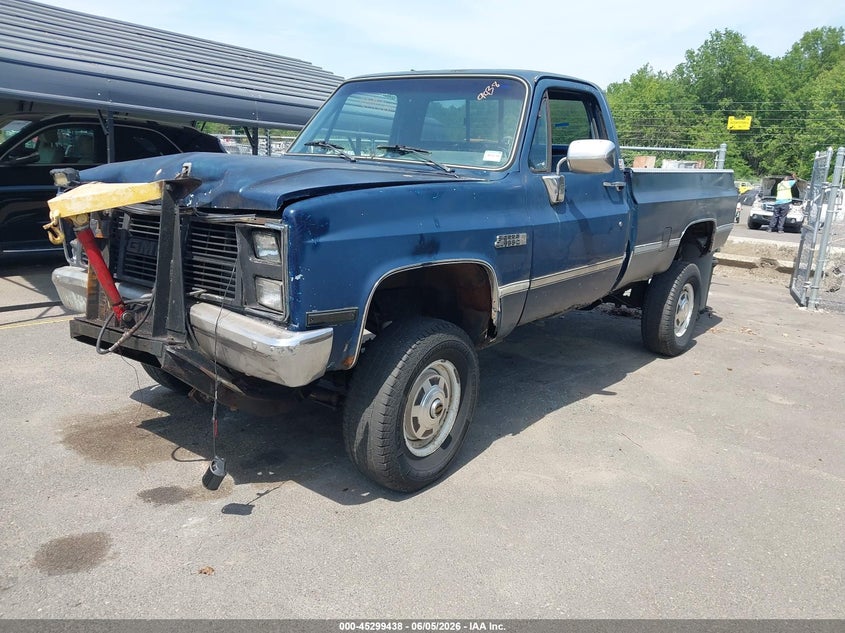 GMC K2500 1986 VIN 1GTGK24M9GF712614