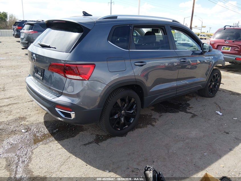 2022 Volkswagen Taos 1.5T Se VIN: 3VVWX7B21NM051803 Lot: 45299447