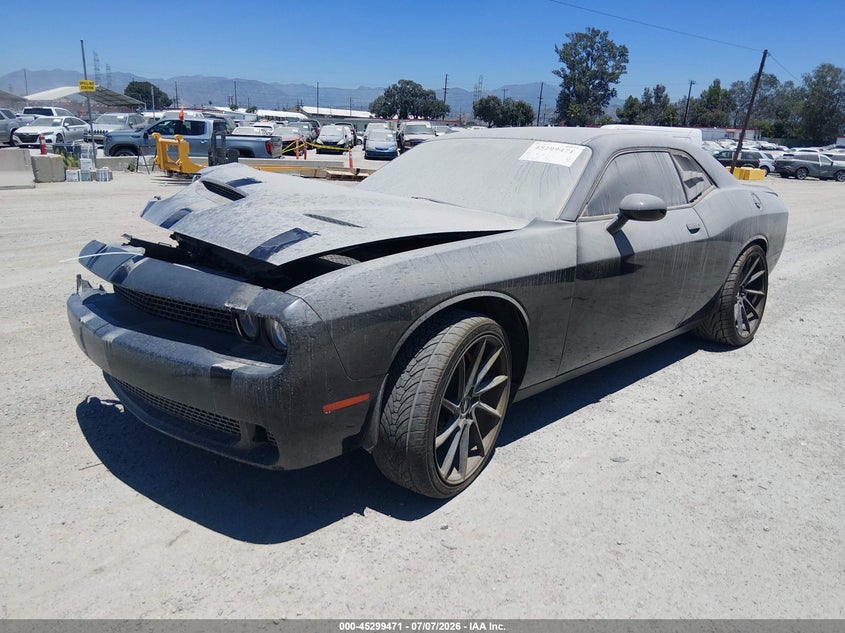 Vin: 2c3cdzag4gh306758, lot: 45797327, dodge challenger sxt plus 20162