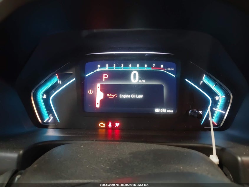 VIN 5FNRL6H25LB013078 2020 HONDA ODYSSEY LX
