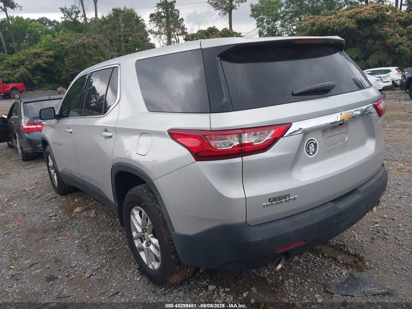 Vin: 1gnerfkw3lj141683, lot: 45797337, chevrolet traverse fwd ls 20203