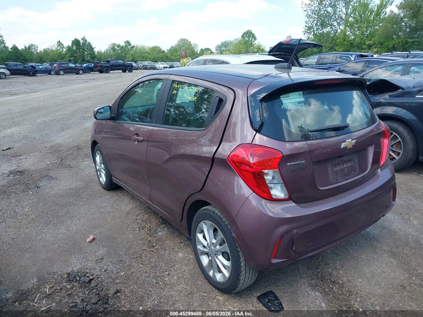 Vin: kl8cd6sa6kc706460, lot: 45797344, chevrolet spark 1lt cvt 20193