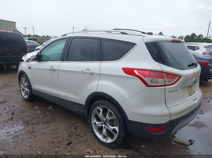 Vin: 1fmcu0j90eud57799, lot: 45797363, ford escape titanium 20143