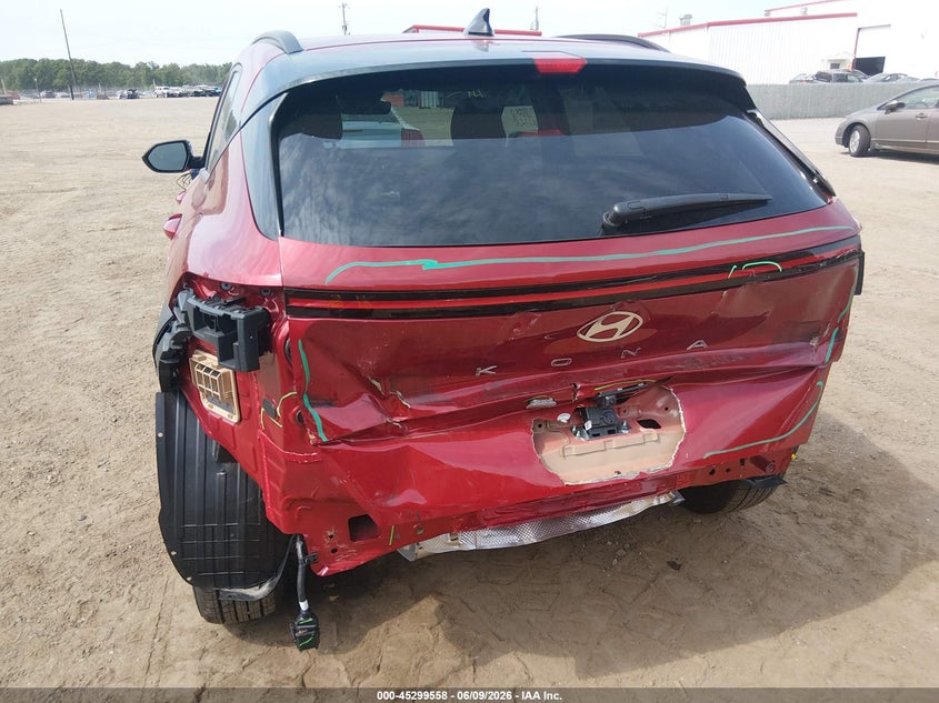 2026 Hyundai Kona Sel Sport VIN: KM8HF3AB7TU415182 Lot: 45299558