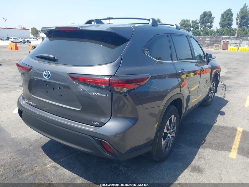Vin: 5tdkbrchxrs638954, lot: 45797437, toyota highlander hybrid xle 20244