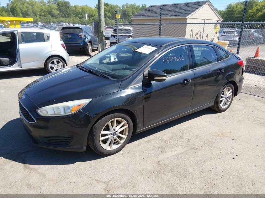 Vin: 1fadp3f27fl250842, lot: 45797458, ford focus se 20152