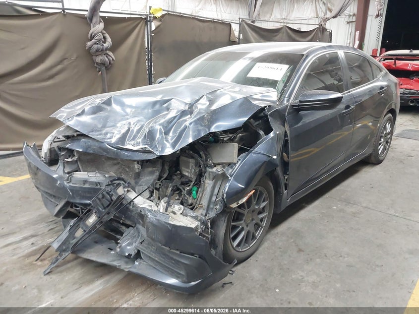 Vin: 19xfc2f54ge239875, lot: 45797470, honda civic lx 20162
