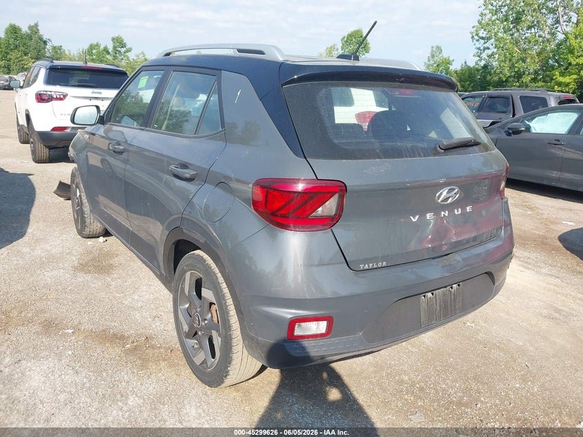 Vin: kmhrc8a36ru305588, lot: 45797483, hyundai venue limited 20243