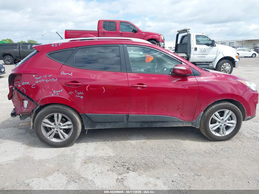 2013 Hyundai Tucson Gls VIN: KM8JUCAC3DU575898 Lot: 45299658