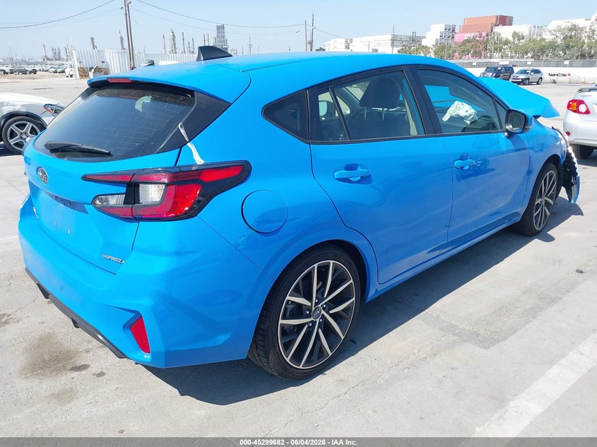 Vin: jf1guafc2r8296136, lot: 45797538, subaru impreza sport 5-door 20244