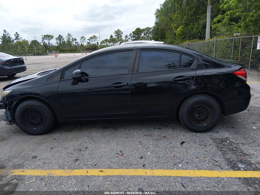 2013 Honda Civic Lx VIN: 19XFB2F57DE042746 Lot: 45299701