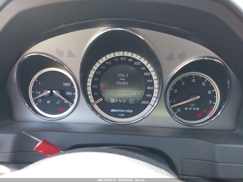 MERCEDES-BENZ C 63 AMG 2011 VIN WDDGF7HBXBF662508