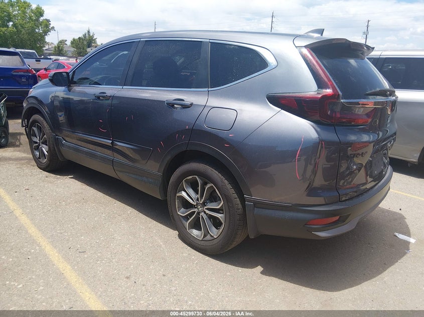Vin: 2hkrw2h81nh605537, lot: 45797586, honda cr-v awd ex-l 20223