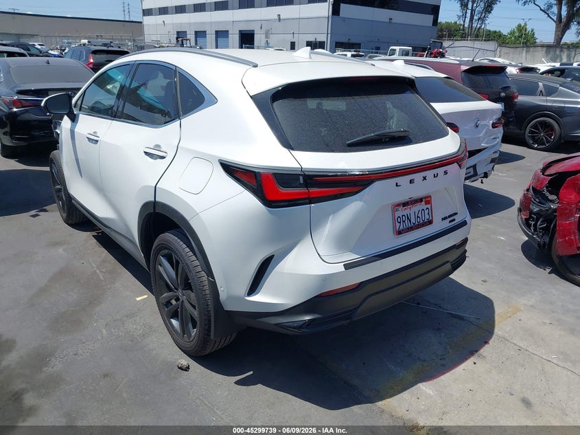 Vin: jtjhkcfz3s2054756, lot: 45797595, lexus nx 450h+ luxury 20253