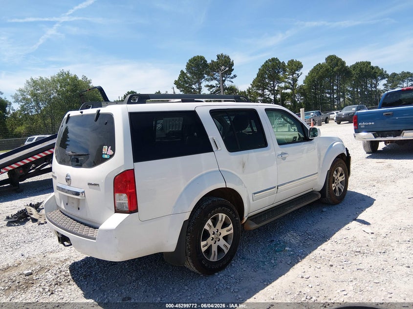 Vin: 5n1ar1nn8bc625229, lot: 45797628, nissan pathfinder silver 20114