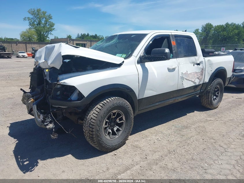 Vin: 1c6rr7yt6js122430, lot: 45797651, ram 1500 rebel  4x4 5'7 box 20182