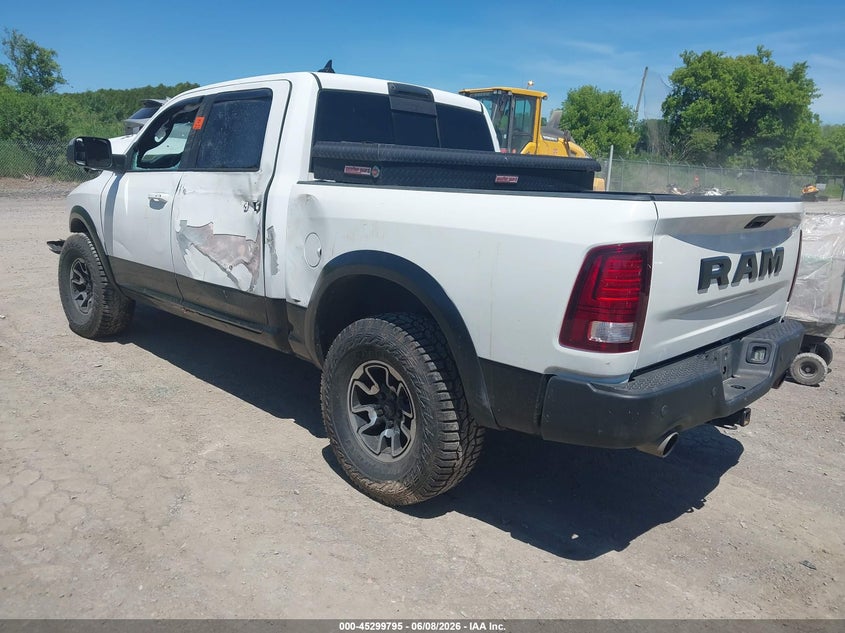 Vin: 1c6rr7yt6js122430, lot: 45797651, ram 1500 rebel  4x4 5'7 box 20183