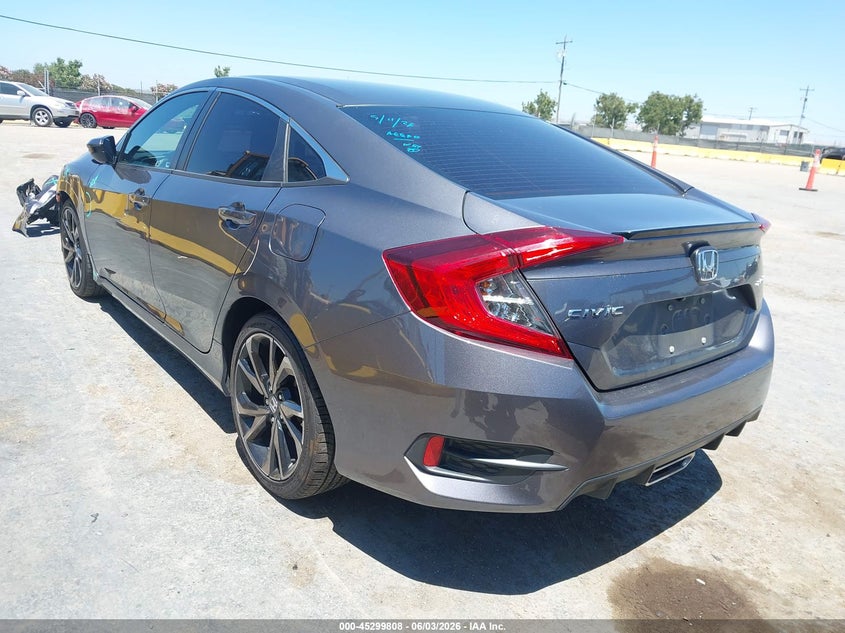 Vin: 2hgfc2f88mh519374, lot: 45797664, honda civic sport 20213