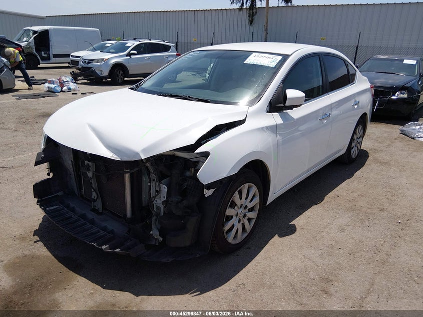 Vin: 3n1ab7ap3fy264169, lot: 45797703, nissan sentra s 20152