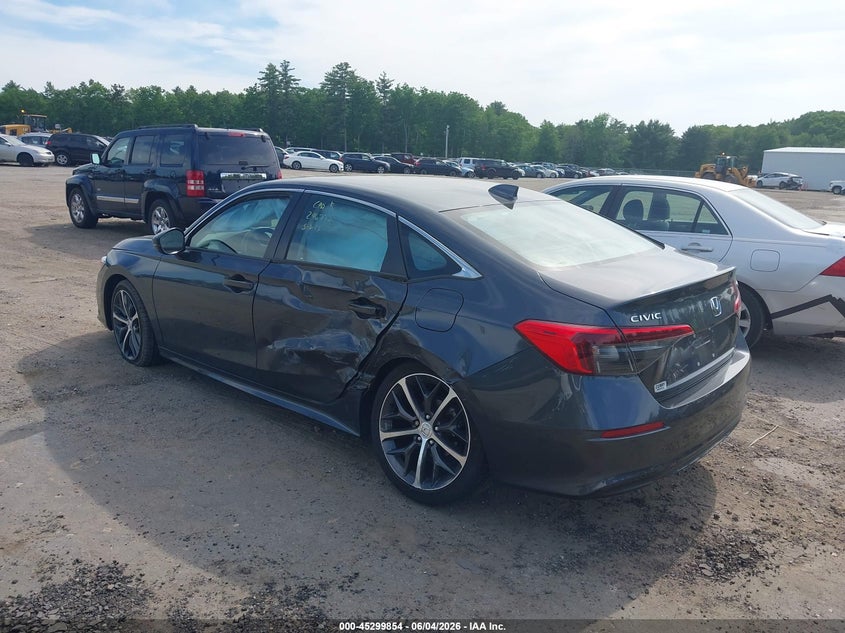 Vin: 2hgfe1f99ph323901, lot: 45797710, honda civic touring 20233