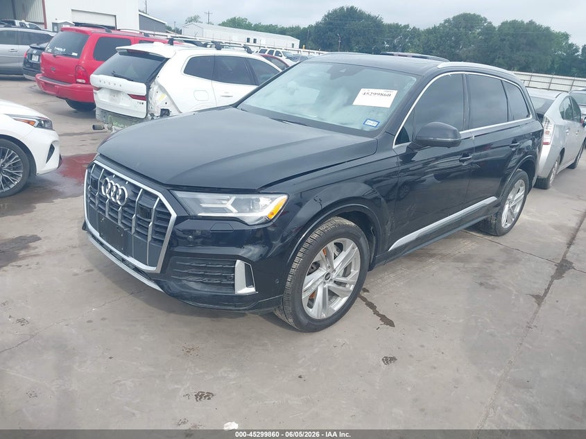 Vin: wa1ljaf73md020904, lot: 45797716, audi q7 premium plus 45 tfsi quattro tiptronic 20212