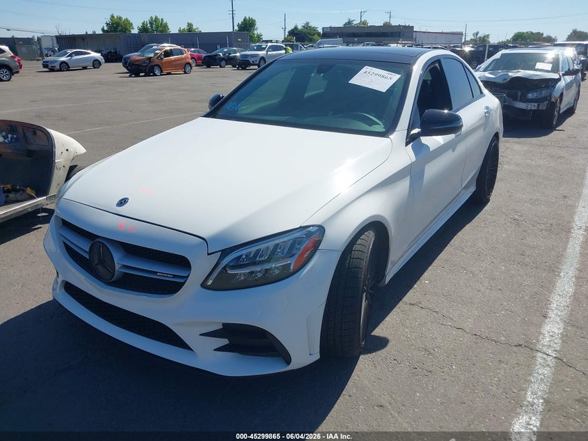 Vin: 55swf6eb4ku312105, lot: 45797721, mercedes-benz amg c 43 4matic 20192