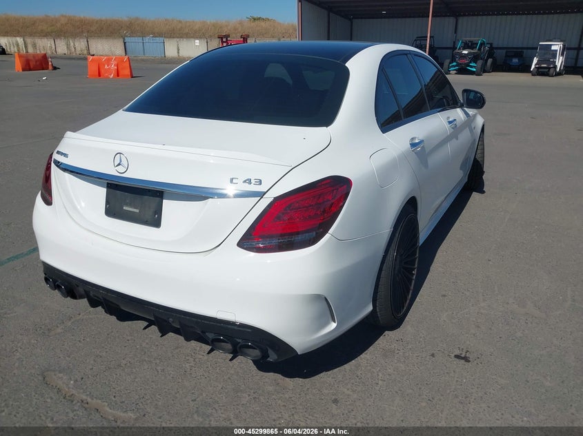 Vin: 55swf6eb4ku312105, lot: 45797721, mercedes-benz amg c 43 4matic 20194