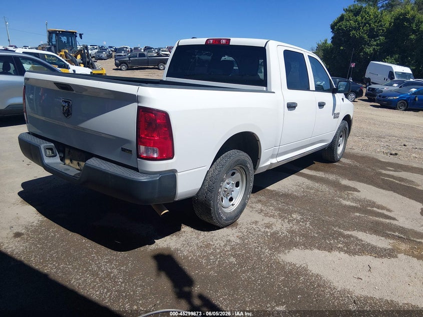 Vin: 1c6rr6kg3hs605065, lot: 45797729, ram 1500 tradesman  4x2 5'7 box 20174