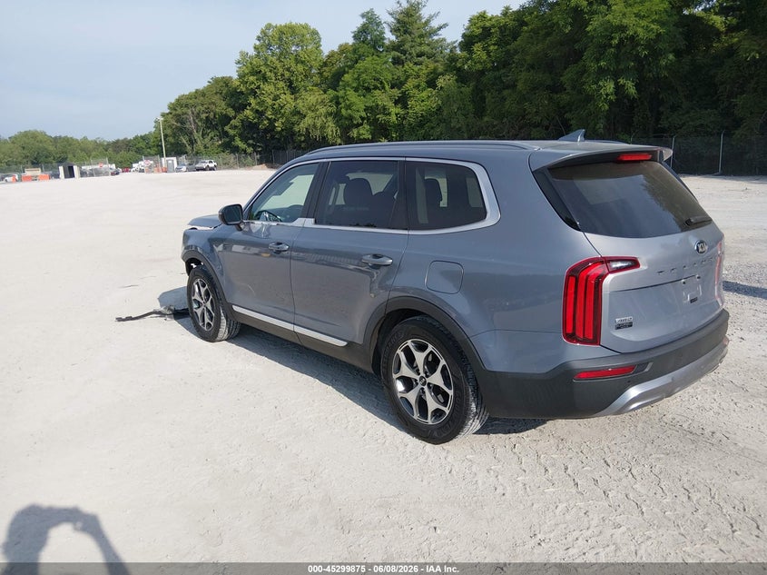 Vin: 5xyp3dhc2lg043541, lot: 45797731, kia telluride ex 20203