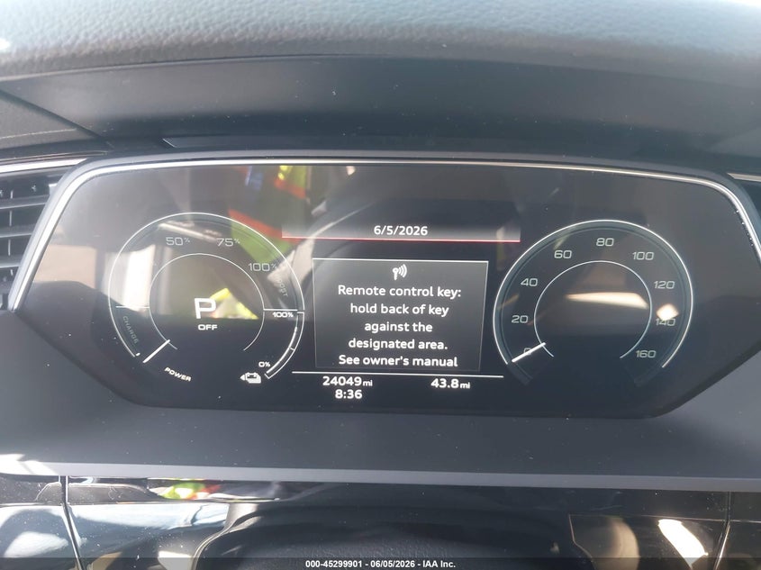2024 Audi Q8 E-Tron Premium Plus Quattro VIN: WA15AAGE0RB020190 Lot: 45299901