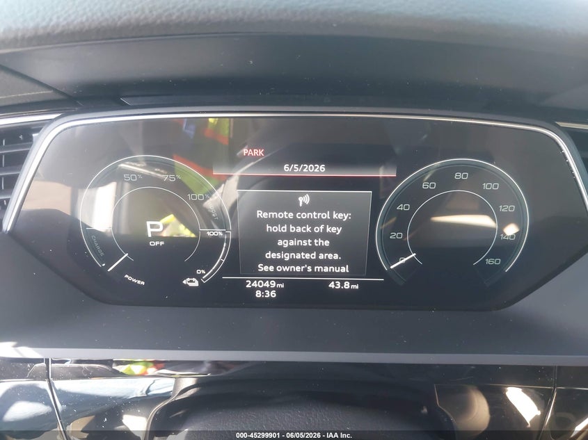 2024 Audi Q8 E-Tron Premium Plus Quattro VIN: WA15AAGE0RB020190 Lot: 45299901