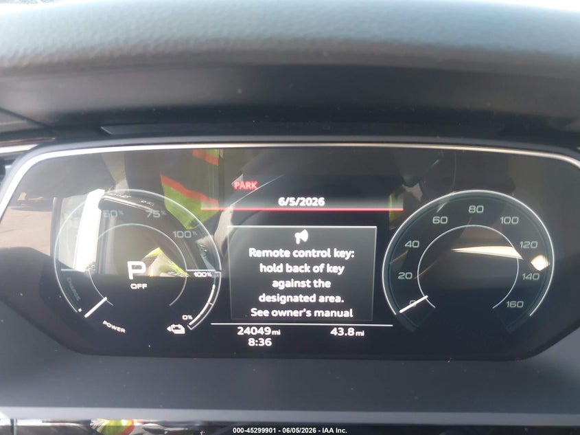 2024 Audi Q8 E-Tron Premium Plus Quattro VIN: WA15AAGE0RB020190 Lot: 45299901
